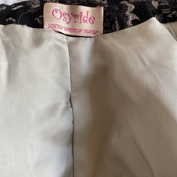Osyride Silver Black Long CoatSZ 4/40 - Picture 6 of 8